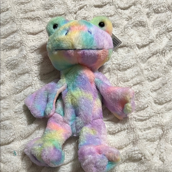 Rainbow Clouds Frog Stuffed Animal - Picture 1 of 5